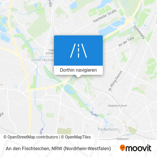 An den Fischteichen Karte