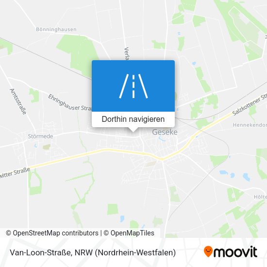 Van-Loon-Straße Karte
