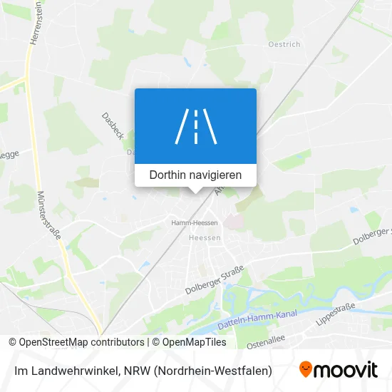 Im Landwehrwinkel Karte