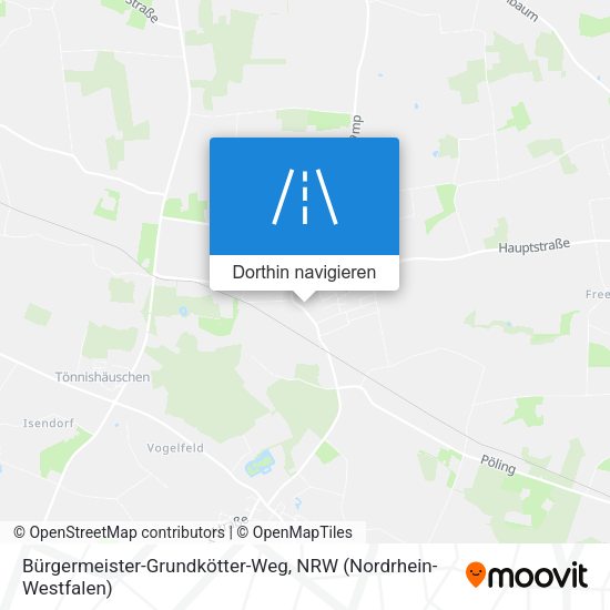 Bürgermeister-Grundkötter-Weg Karte