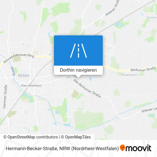 Hermann-Becker-Straße Karte