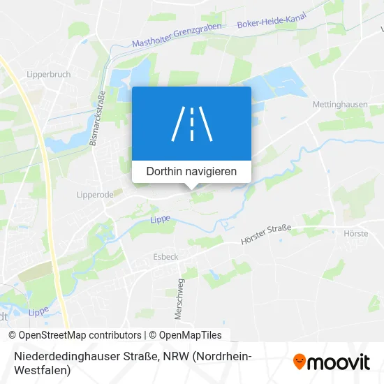 Niederdedinghauser Straße Karte