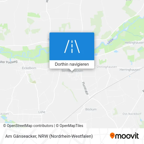 Am Gänseacker Karte