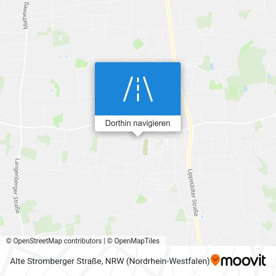 Alte Stromberger Straße Karte