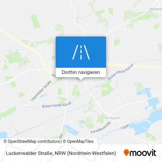 Luckenwalder Straße Karte
