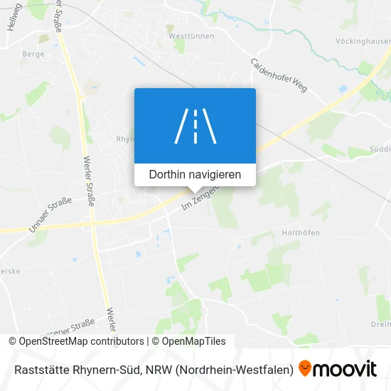Raststätte Rhynern-Süd Karte