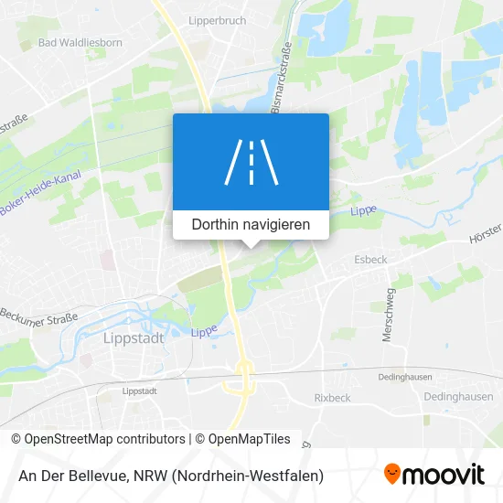 An Der Bellevue Karte