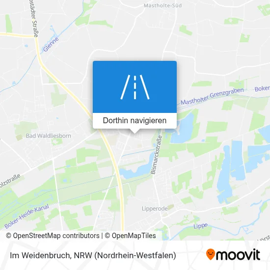 Im Weidenbruch Karte