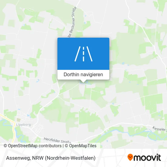 Assenweg Karte