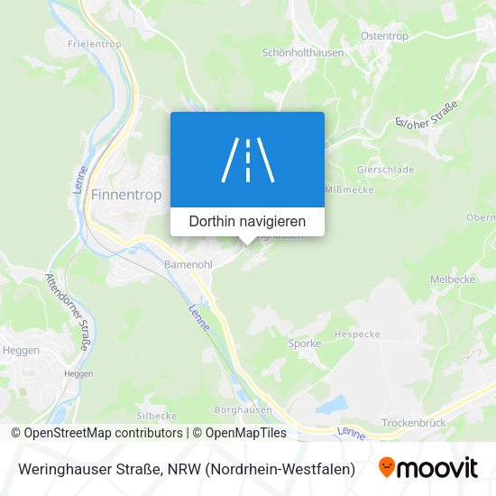 Weringhauser Straße Karte