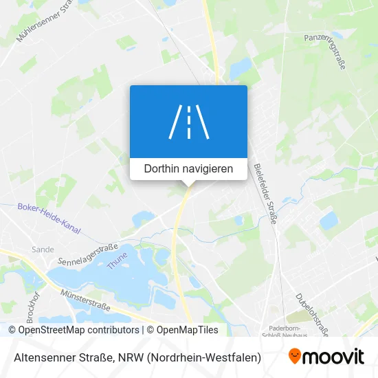 Altensenner Straße Karte