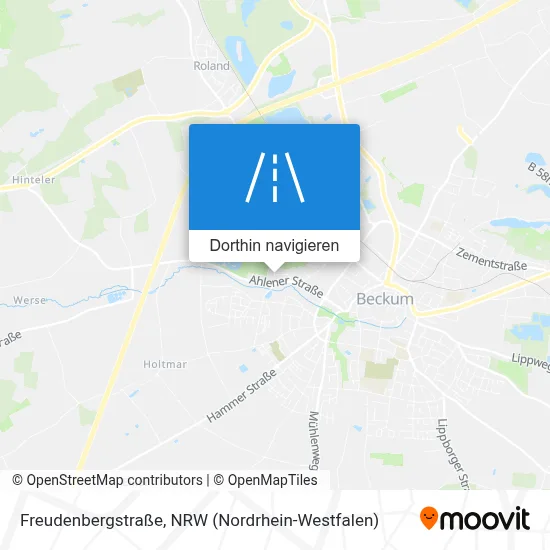 Freudenbergstraße Karte