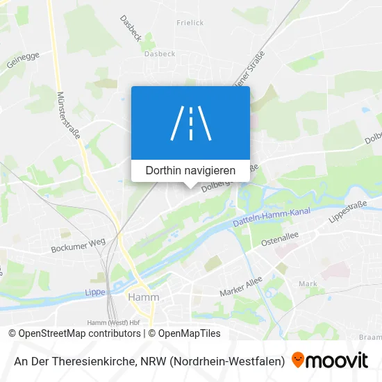 An Der Theresienkirche Karte