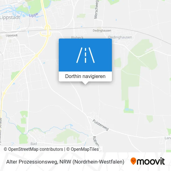 Alter Prozessionsweg Karte