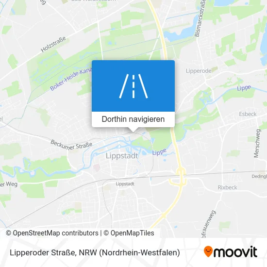 Lipperoder Straße Karte