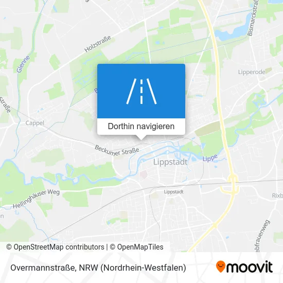 Overmannstraße Karte