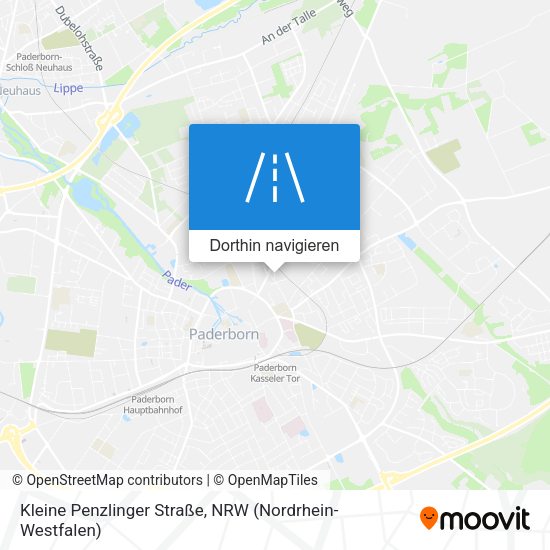 Kleine Penzlinger Straße Karte
