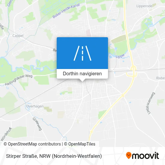 Stirper Straße Karte