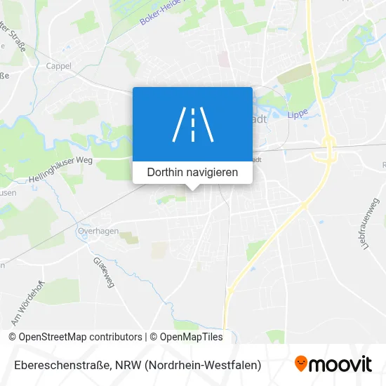 Ebereschenstraße Karte