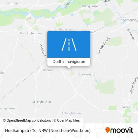 Heidkampstraße Karte