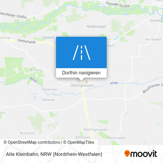 Alte Kleinbahn Karte