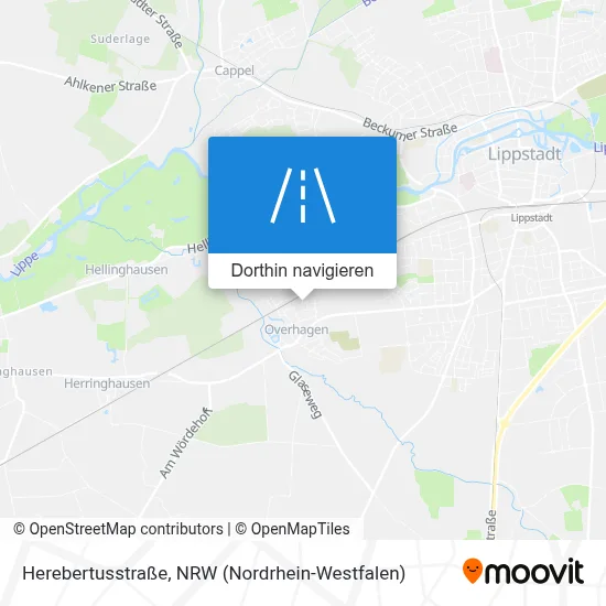 Herebertusstraße Karte