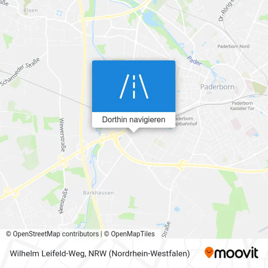 Wilhelm Leifeld-Weg Karte