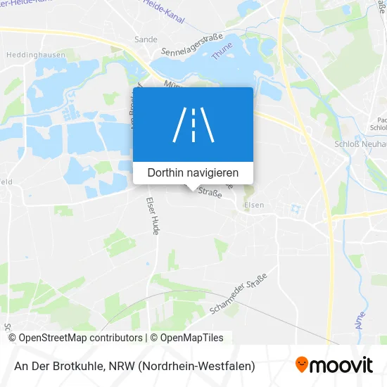 An Der Brotkuhle Karte