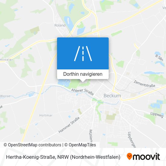 Hertha-Koenig-Straße Karte