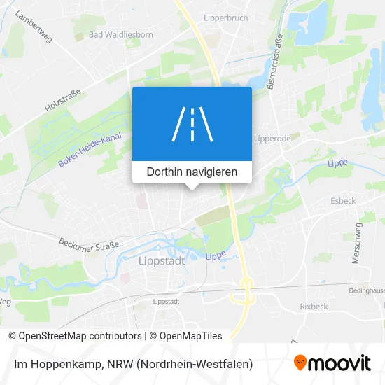 Im Hoppenkamp Karte