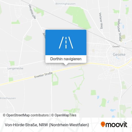 Von-Hörde-Straße Karte