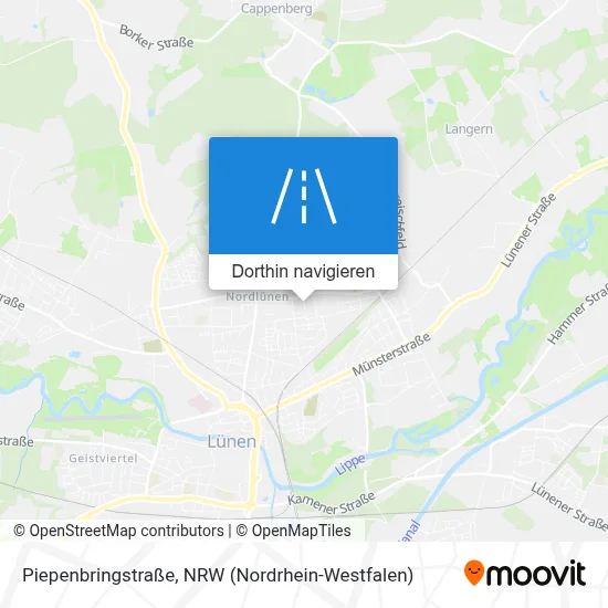 Piepenbringstraße Karte