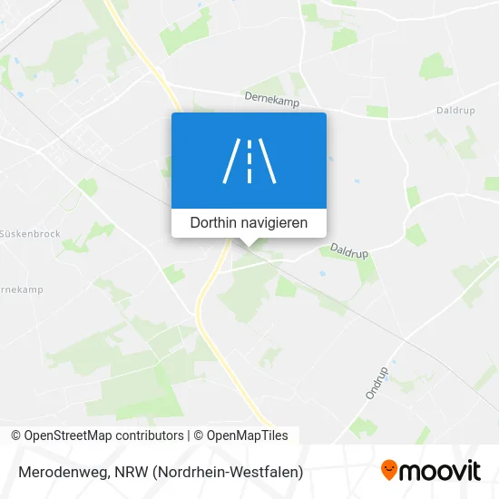 Merodenweg Karte