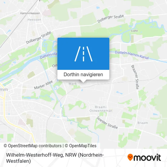 Wilhelm-Westerhoff-Weg Karte