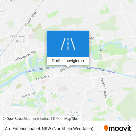 Am Entenschnabel Karte