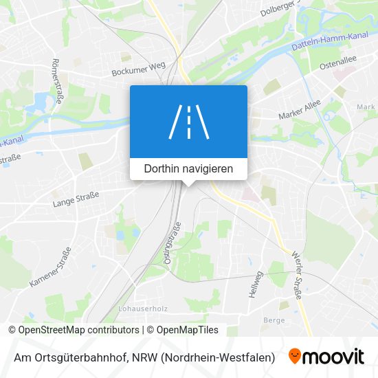 Am Ortsgüterbahnhof Karte