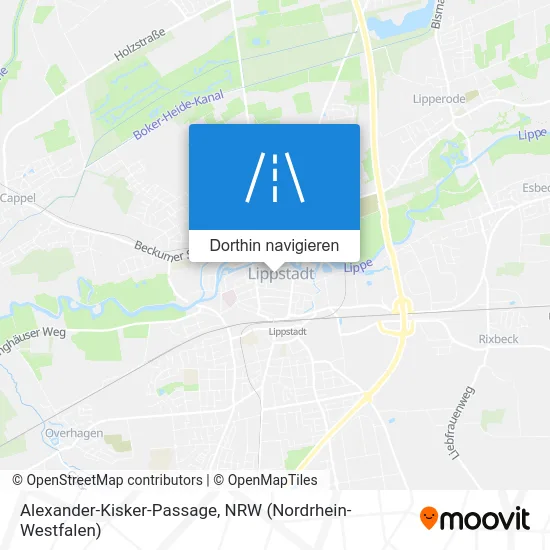 Alexander-Kisker-Passage Karte