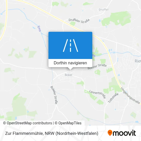 Zur Flammenmühle Karte