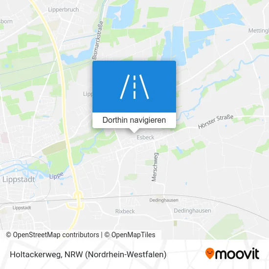 Holtackerweg Karte