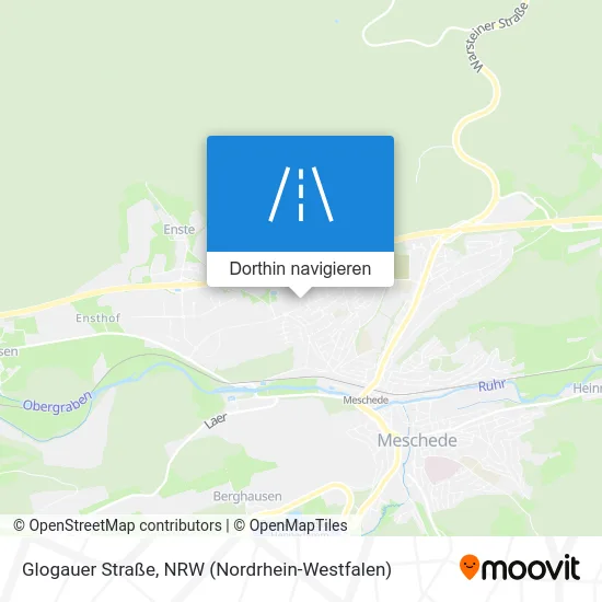 Glogauer Straße Karte