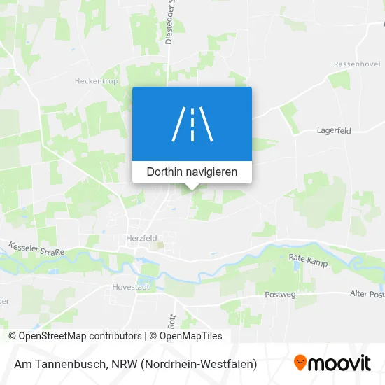 Am Tannenbusch Karte