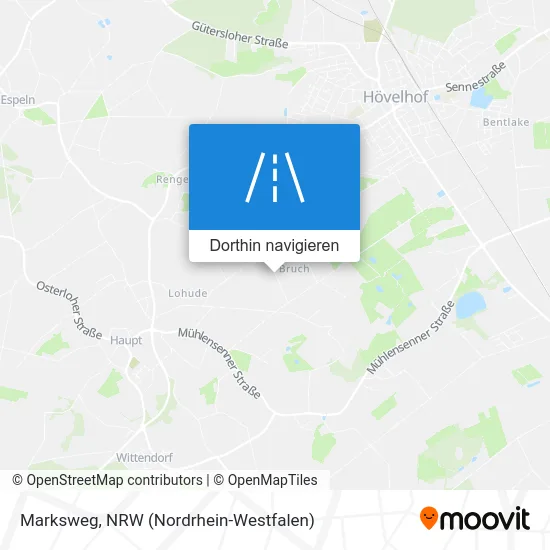 Marksweg Karte