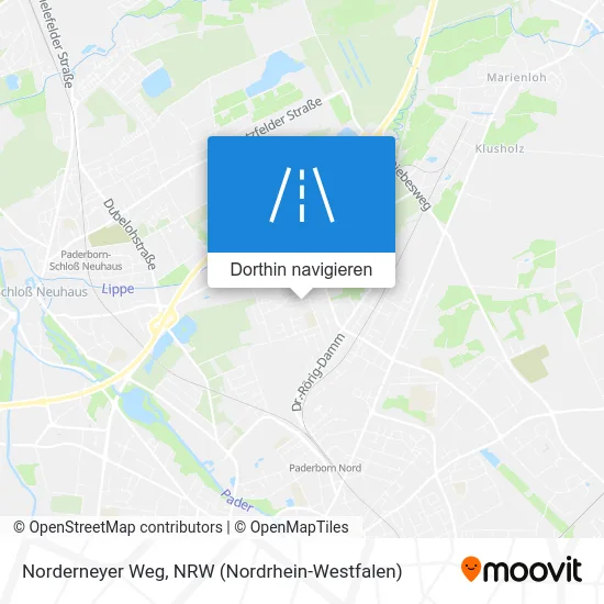 Norderneyer Weg Karte
