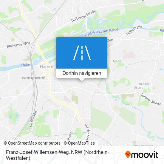 Franz-Josef-Willemsen-Weg Karte