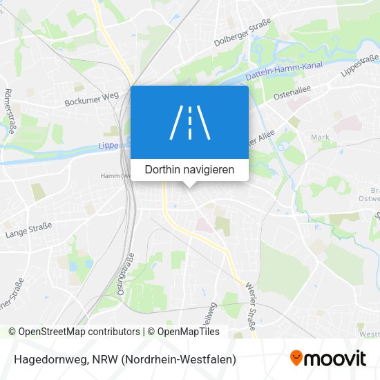 Hagedornweg Karte