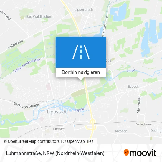 Luhmannstraße Karte