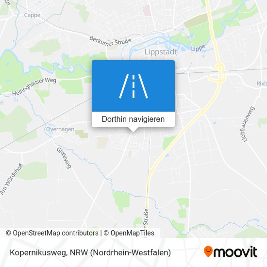 Kopernikusweg Karte