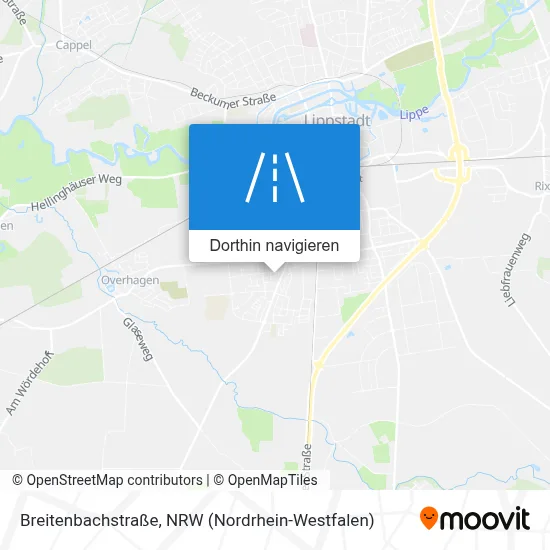 Breitenbachstraße Karte