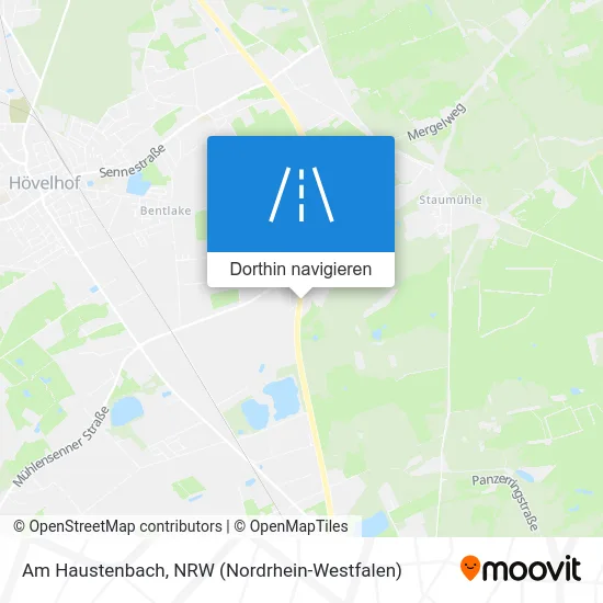 Am Haustenbach Karte