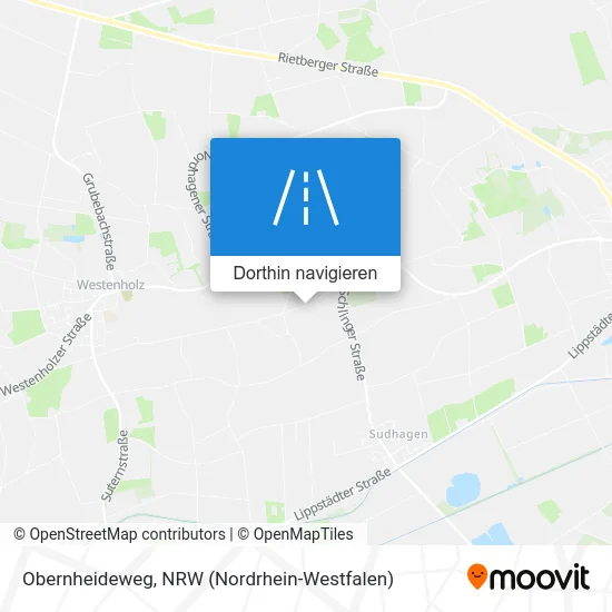 Obernheideweg Karte